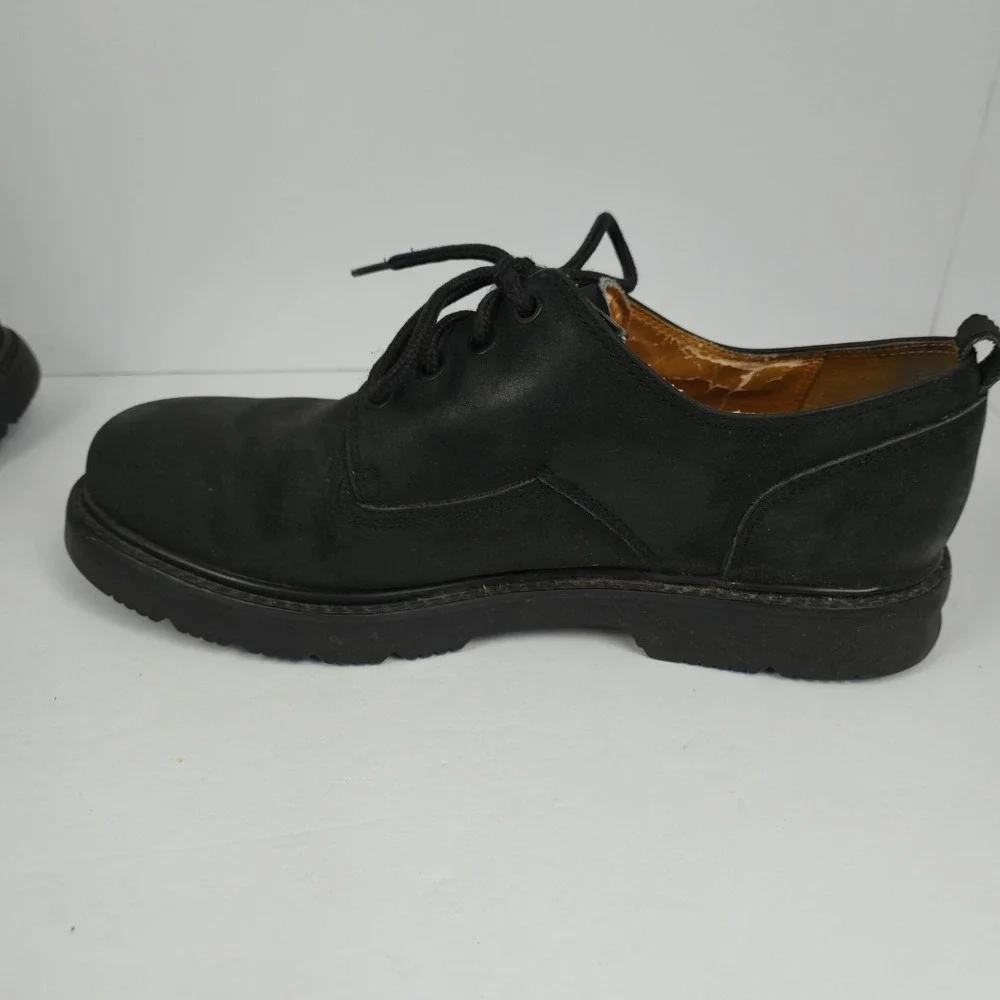 Timberland Shoes 95042 Black Nubuck‎ Waterproof Leather Oxford Men's 10.5 M READ